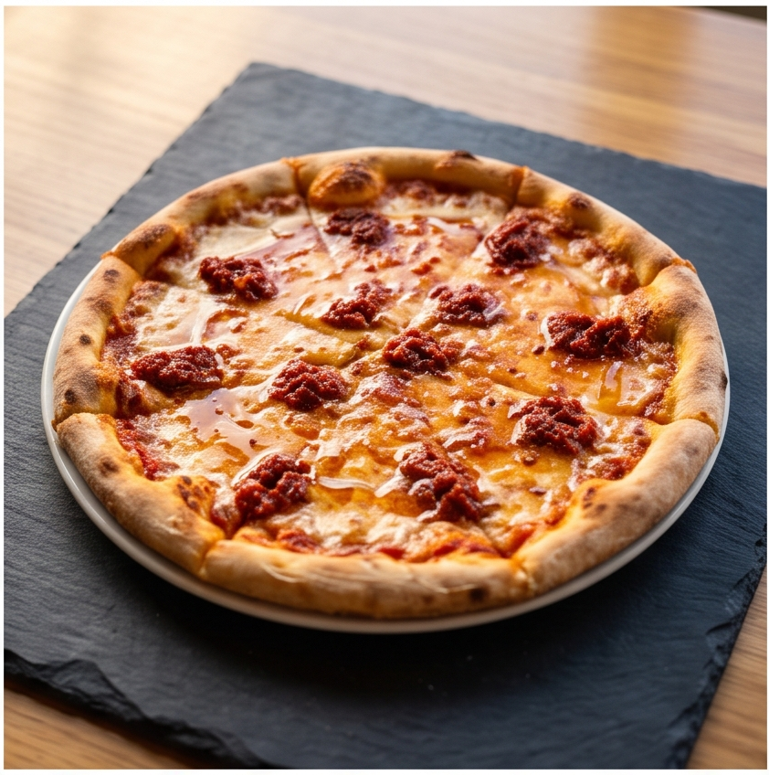 Fiery Calabrian 'Nduja & Honey Drizzle Pizza