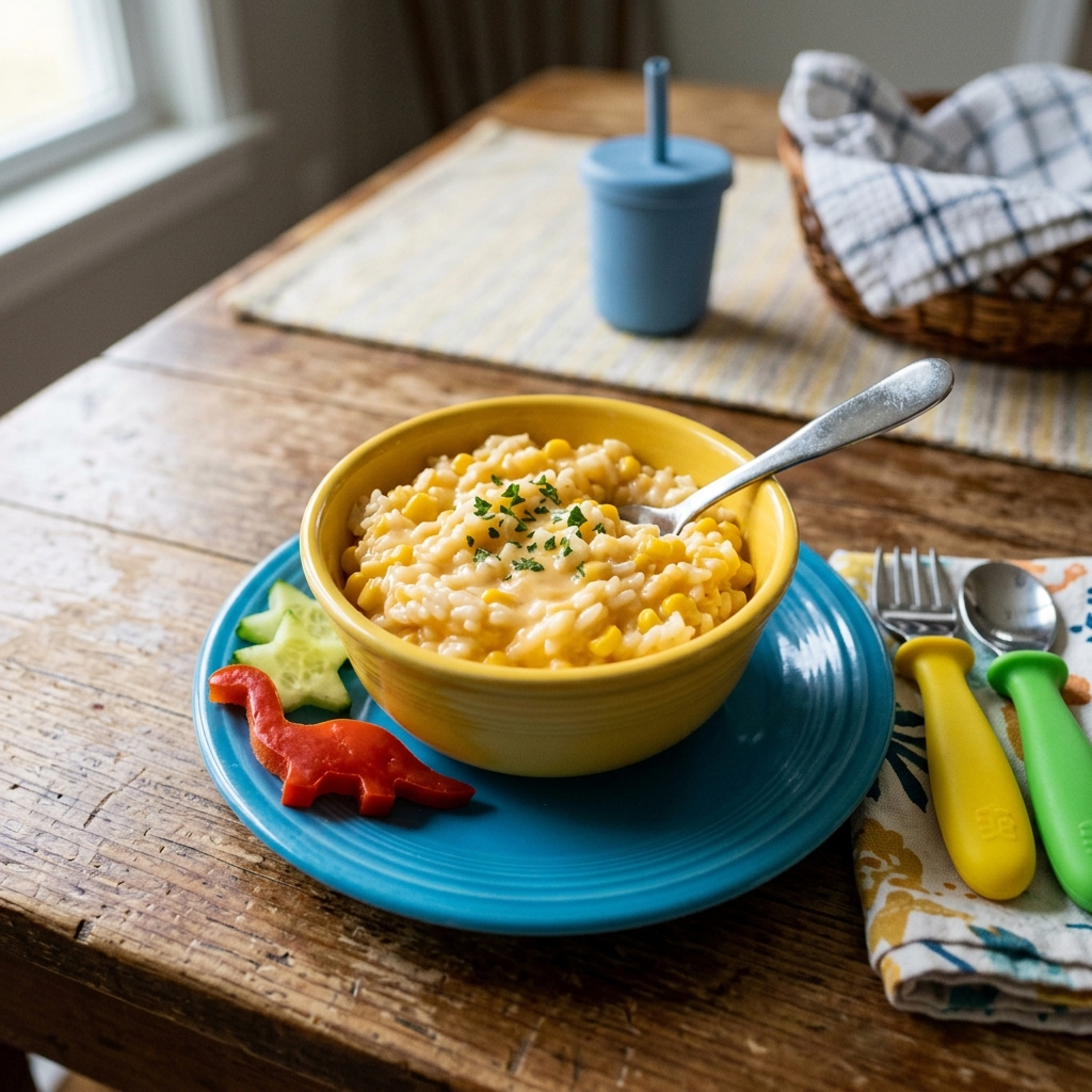 Cheesy Corn & Rice Bowls