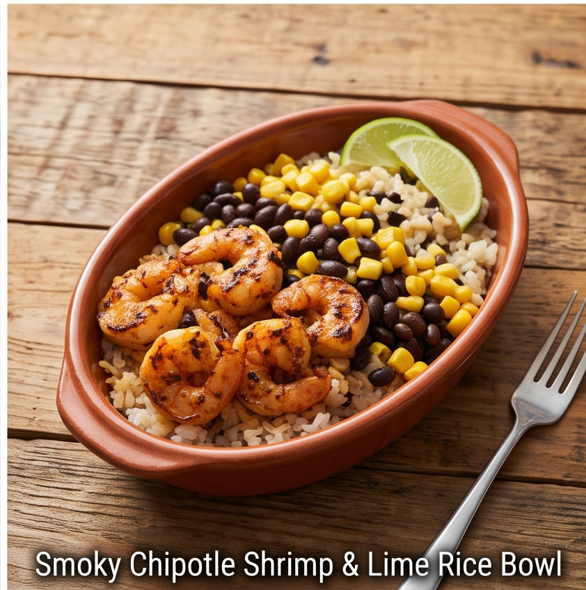 Smoky Chipotle Shrimp & Lime Rice Bowl
