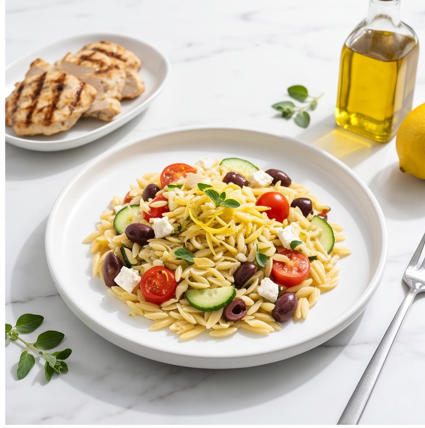 Sun-Kissed Lemon Herb Orzo